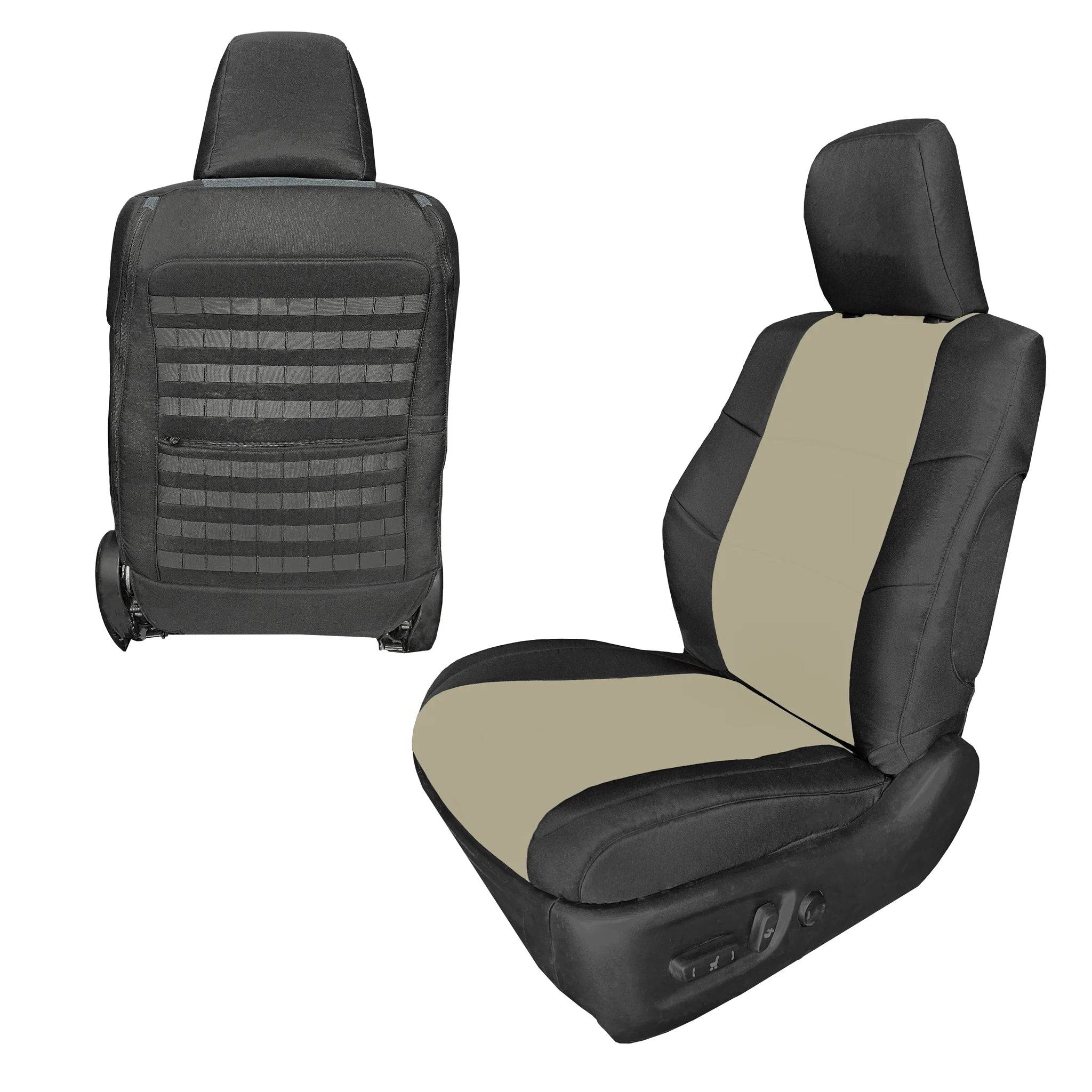 Toyota Tacoma off-road with Smittybilt GEAR tactical seat covers